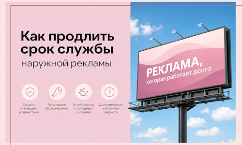 Как продлить срок службы наружной рекламы в  Александрове