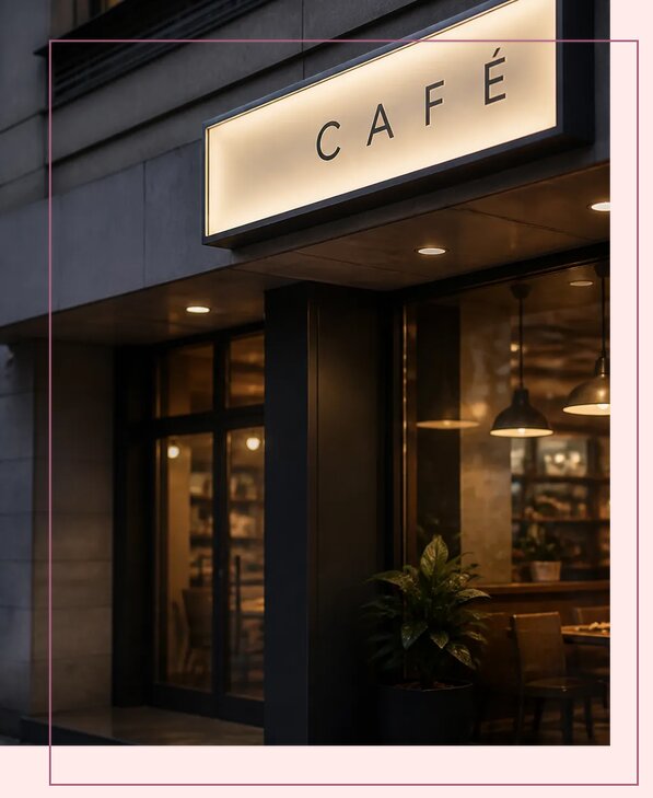Лайтбокс для кафе в Александрове по цене от 19815 р. | Аванза-Лкн