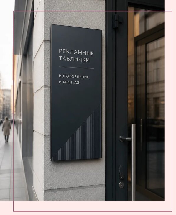 Рекламные таблички в Александрове по цене от 4820 р. | Аванза-Лкн