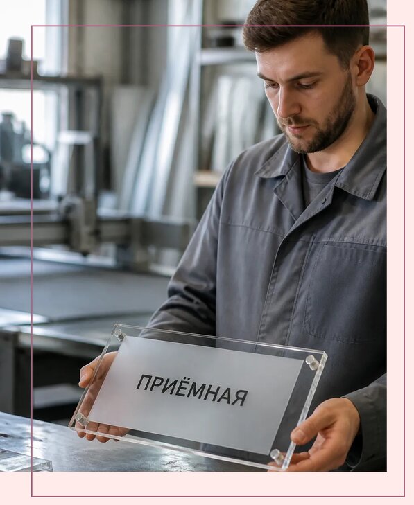 Таблички из оргстекла на заказ в Александрове от 4177 р. | Аванза-Лкн