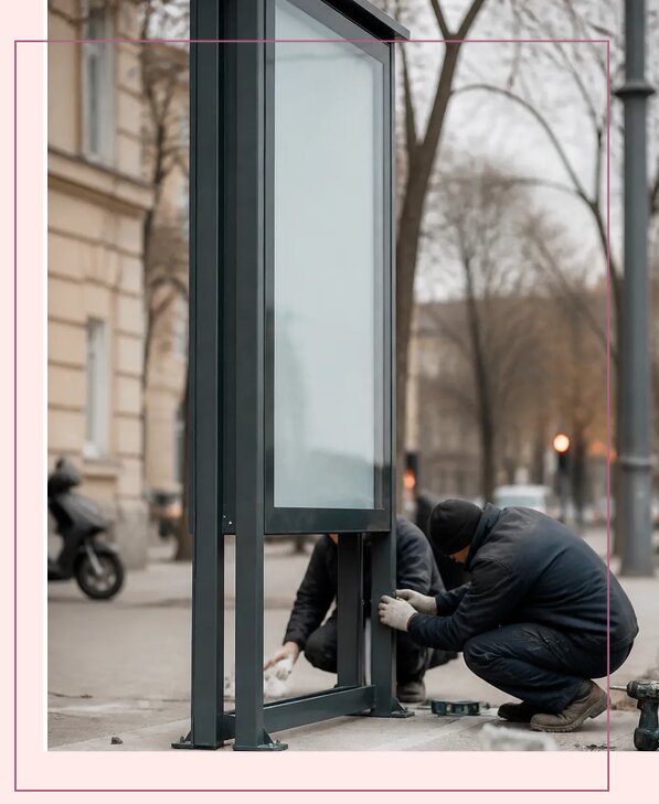 Изготовление уличных информационных стендов в Александрове