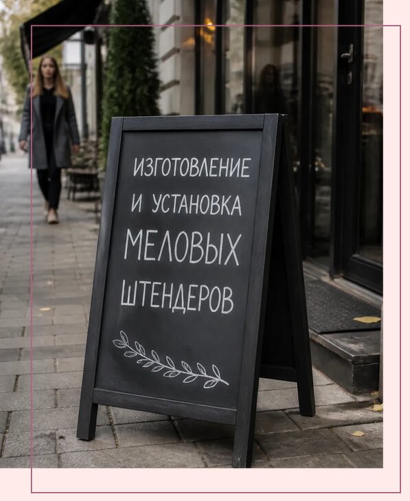 Меловые штендеры в Александрове по цене от 6962 р. | Аванза-Лкн